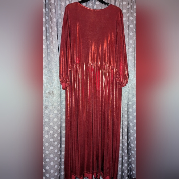 Liquid Knit Tea Length Dress 3x/22-24 - Picture 6 of 14